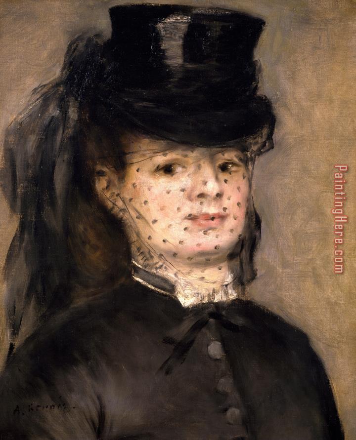 Pierre Auguste Renoir Portrait Of Madame Paul Darras